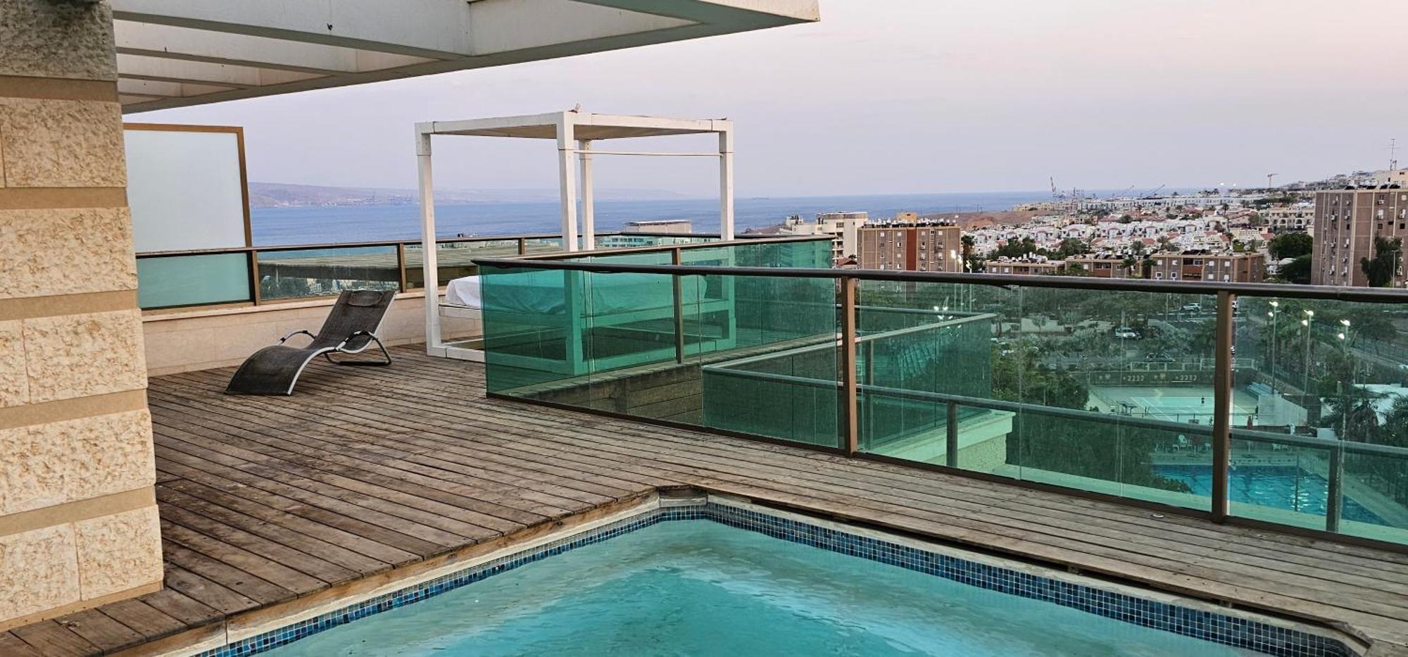 Exclusive Top Luxury Penthouse Near The Sea With Privat Roof-Pool Διαμέρισμα Ελάτ Εξωτερικό φωτογραφία