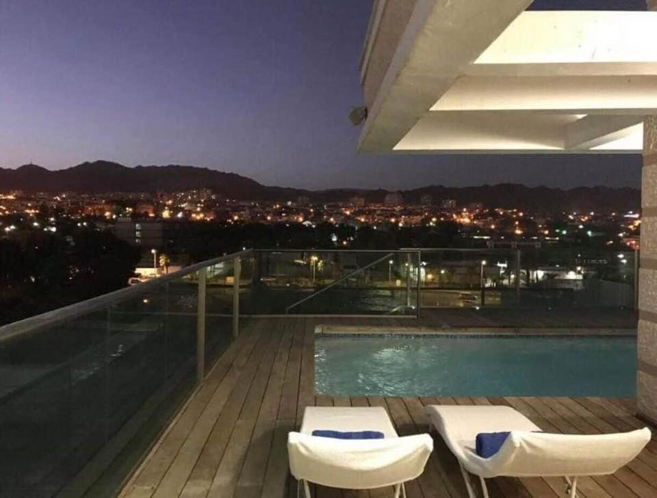 Exclusive Top Luxury Penthouse Near The Sea With Privat Roof-Pool Διαμέρισμα Ελάτ Εξωτερικό φωτογραφία