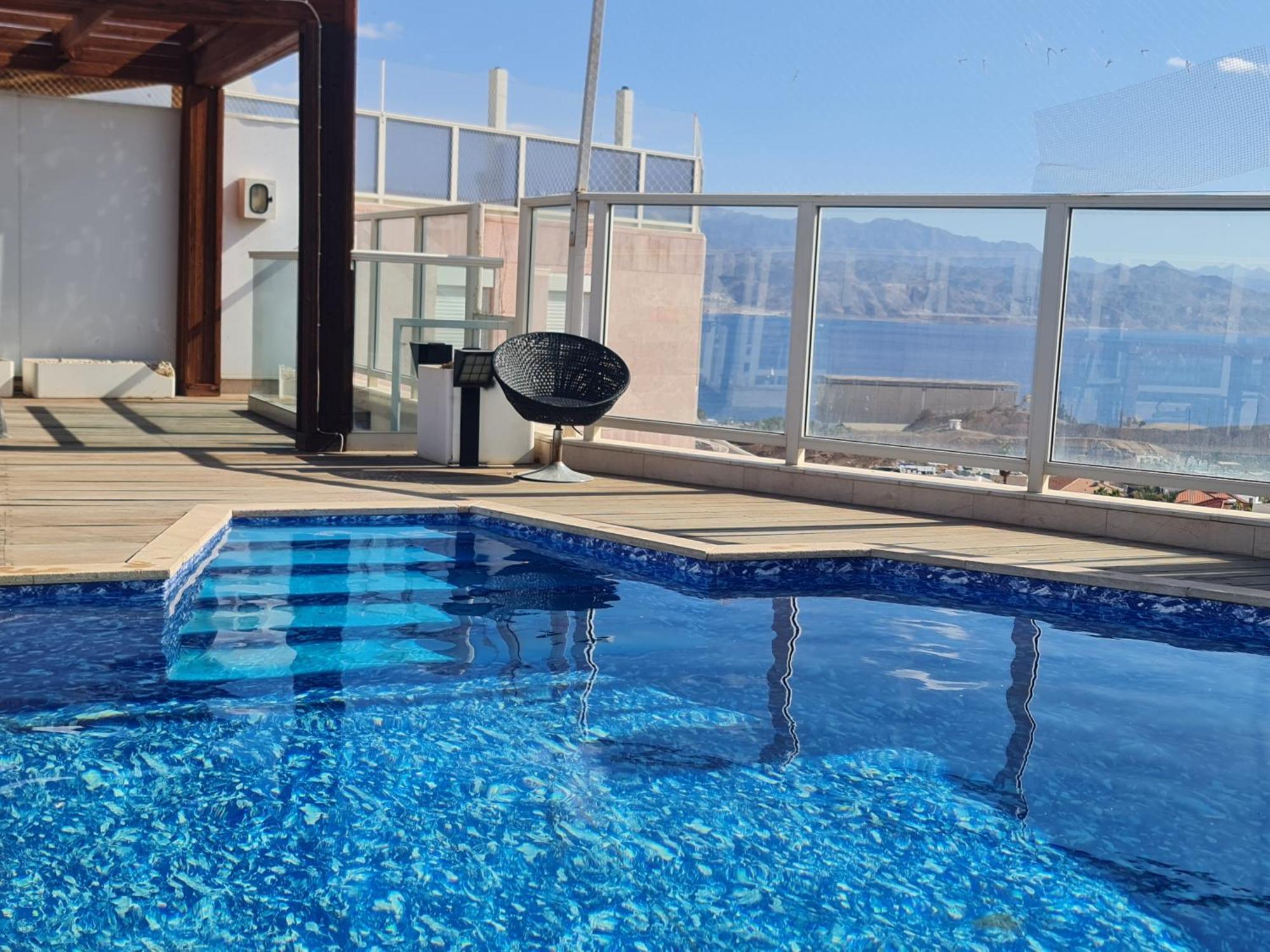Exclusive Top Luxury Penthouse Near The Sea With Privat Roof-Pool Διαμέρισμα Ελάτ Εξωτερικό φωτογραφία